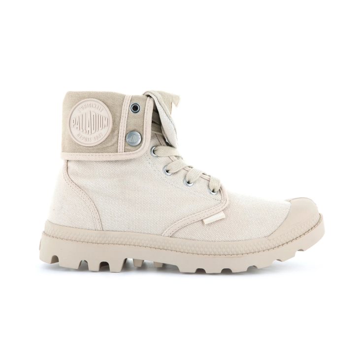 Palladium Baggy Women\'s Boots Beige | UK D456-PWY